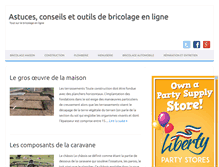 Tablet Screenshot of bricolage-move.com